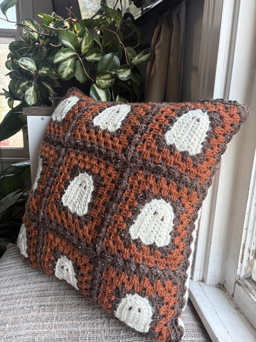 Ghosty boy pillow