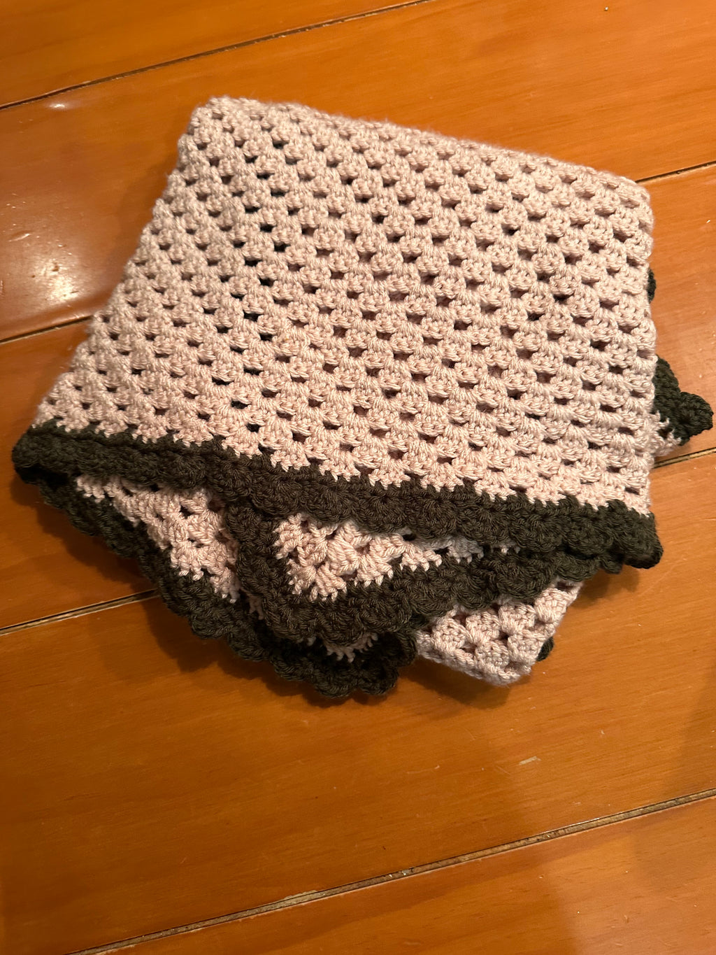 Granny stitch baby blanket