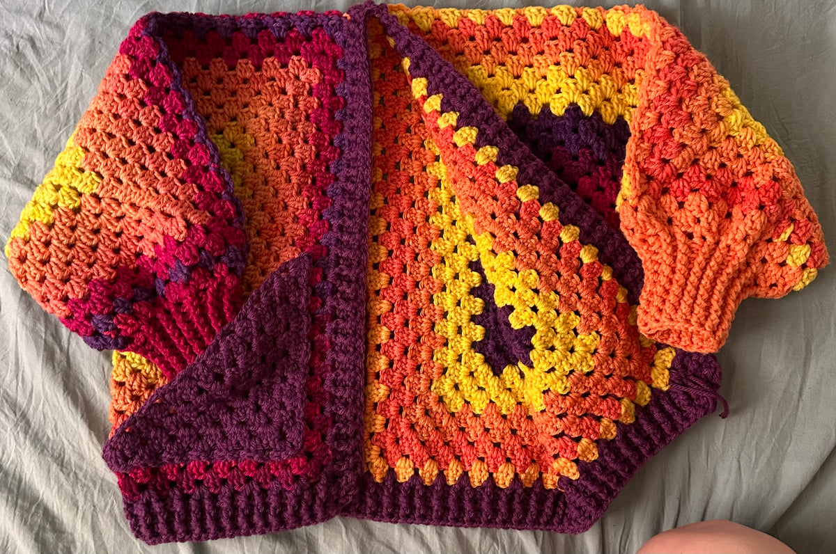 Hexagon cardigan