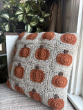 Granny pumpkin pillow